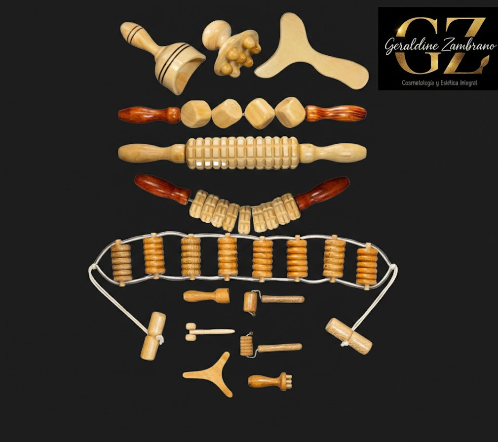 🪵✨ Kit Corporal de Maderoterapia 14 Piezas