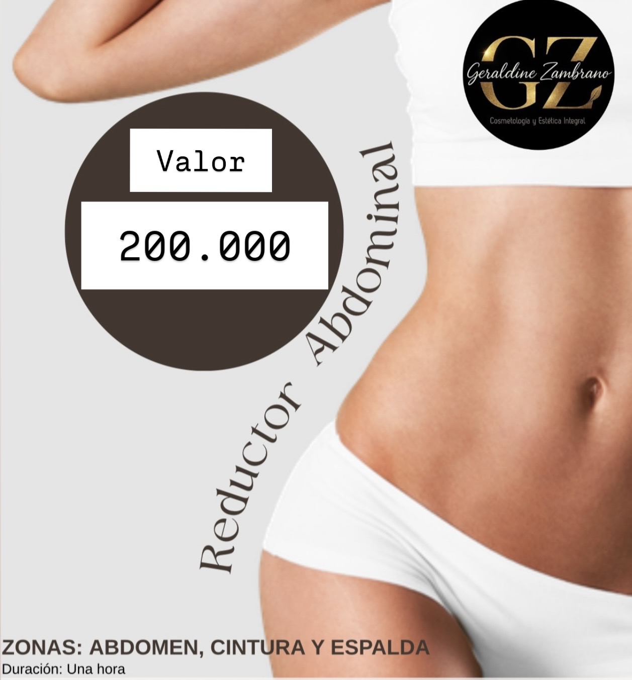 Paquete reductor de abdomen, cintura y espalda ✨